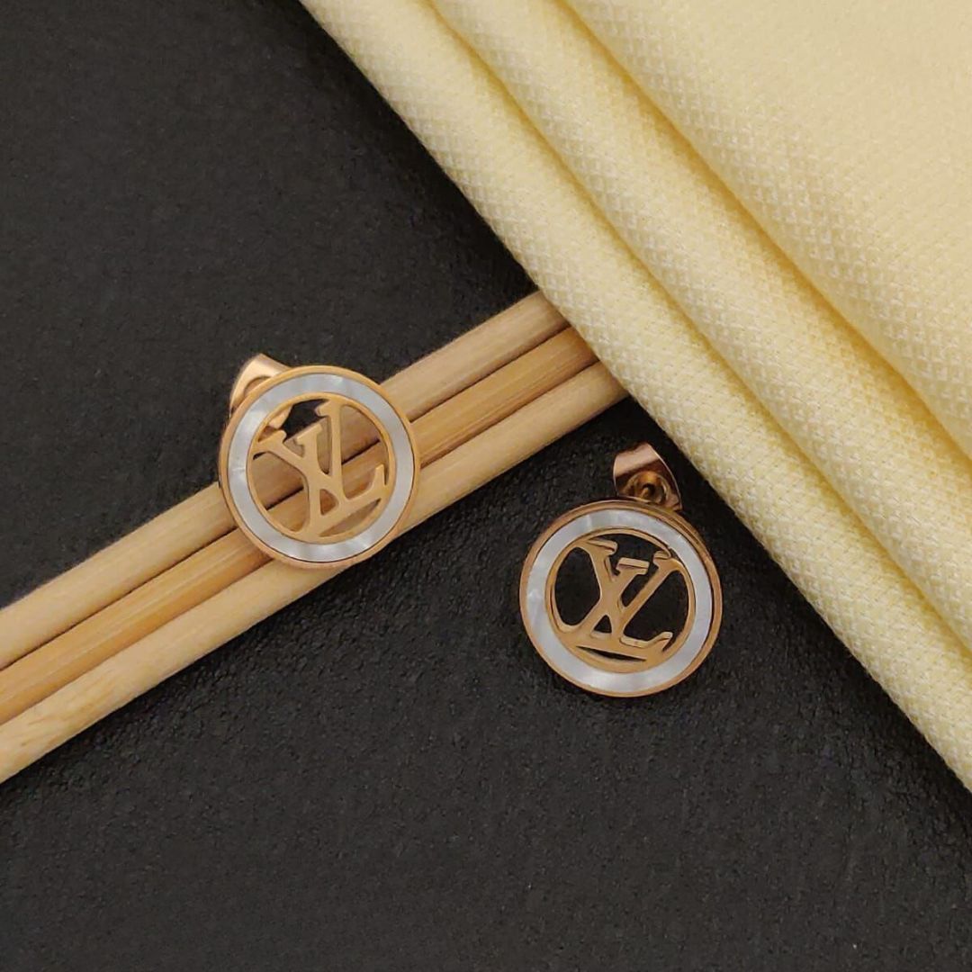 Louis Vuitton - LV Iconic Earrings - Steel - Golden - Women - Luxury