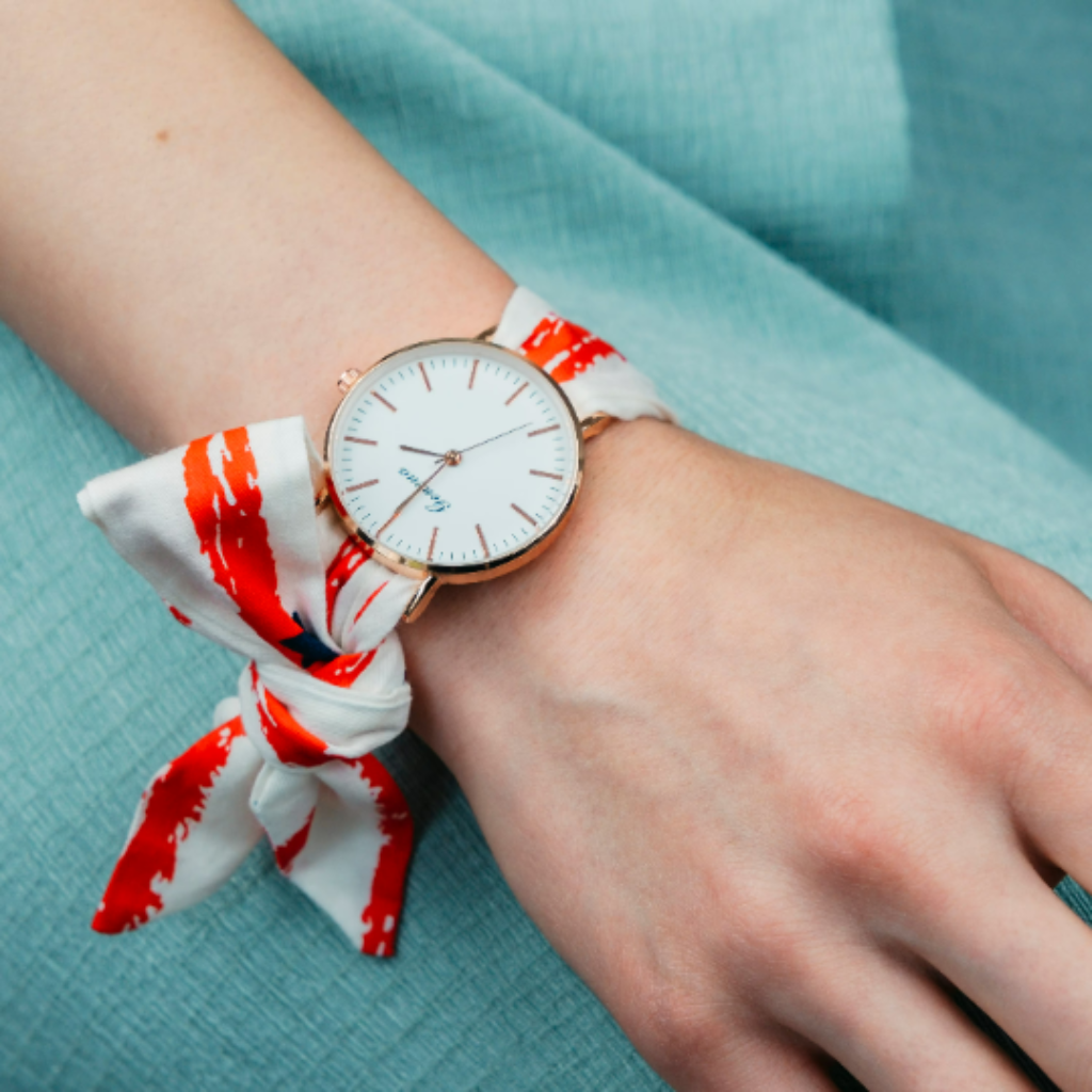Cloth strap watches best sale