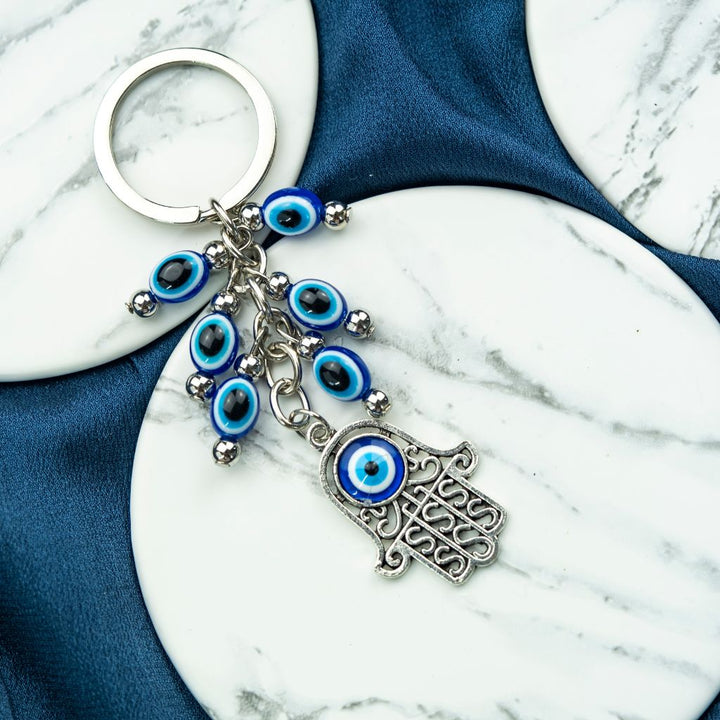 Hamsa hand keyring