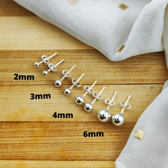 Pure Silver Studs Earrings
