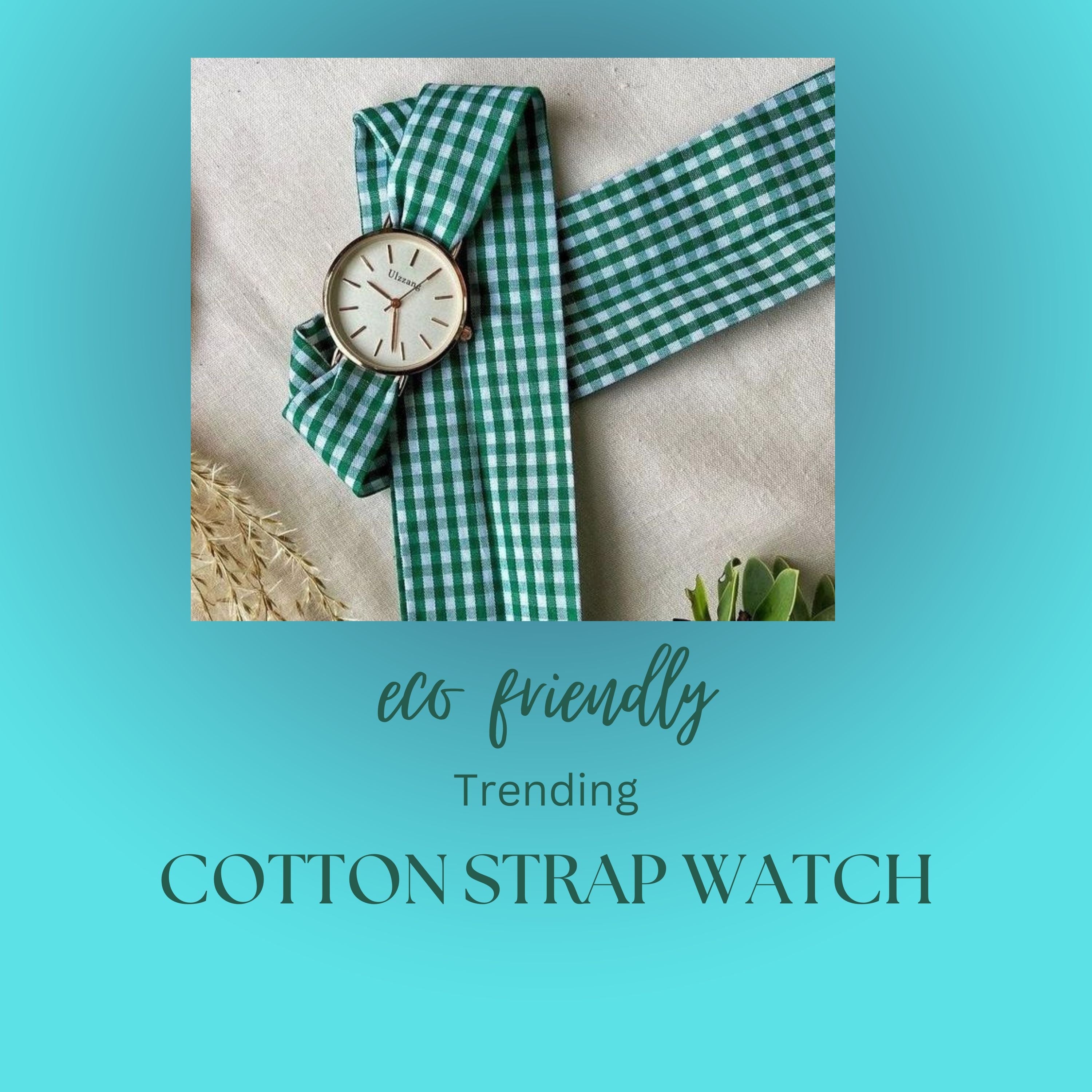 The colourful new stylish cotton strap watch collection!