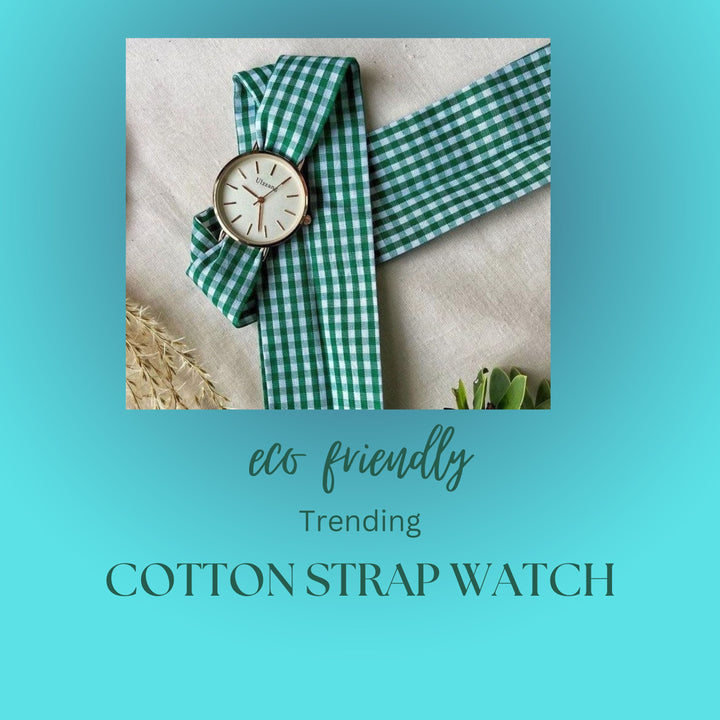 The colourful new stylish cotton strap watch collection!