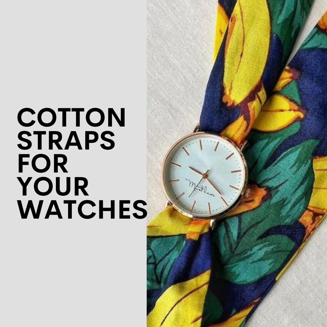 Cotton Strap Watches