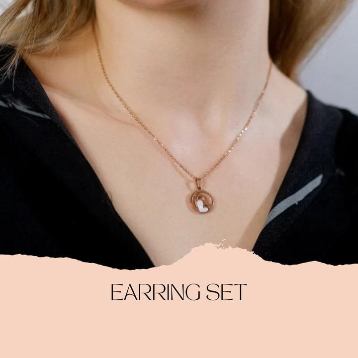 Adorned in Elegance: The Minimalistic Charm of White Enamel Heart Jewellery