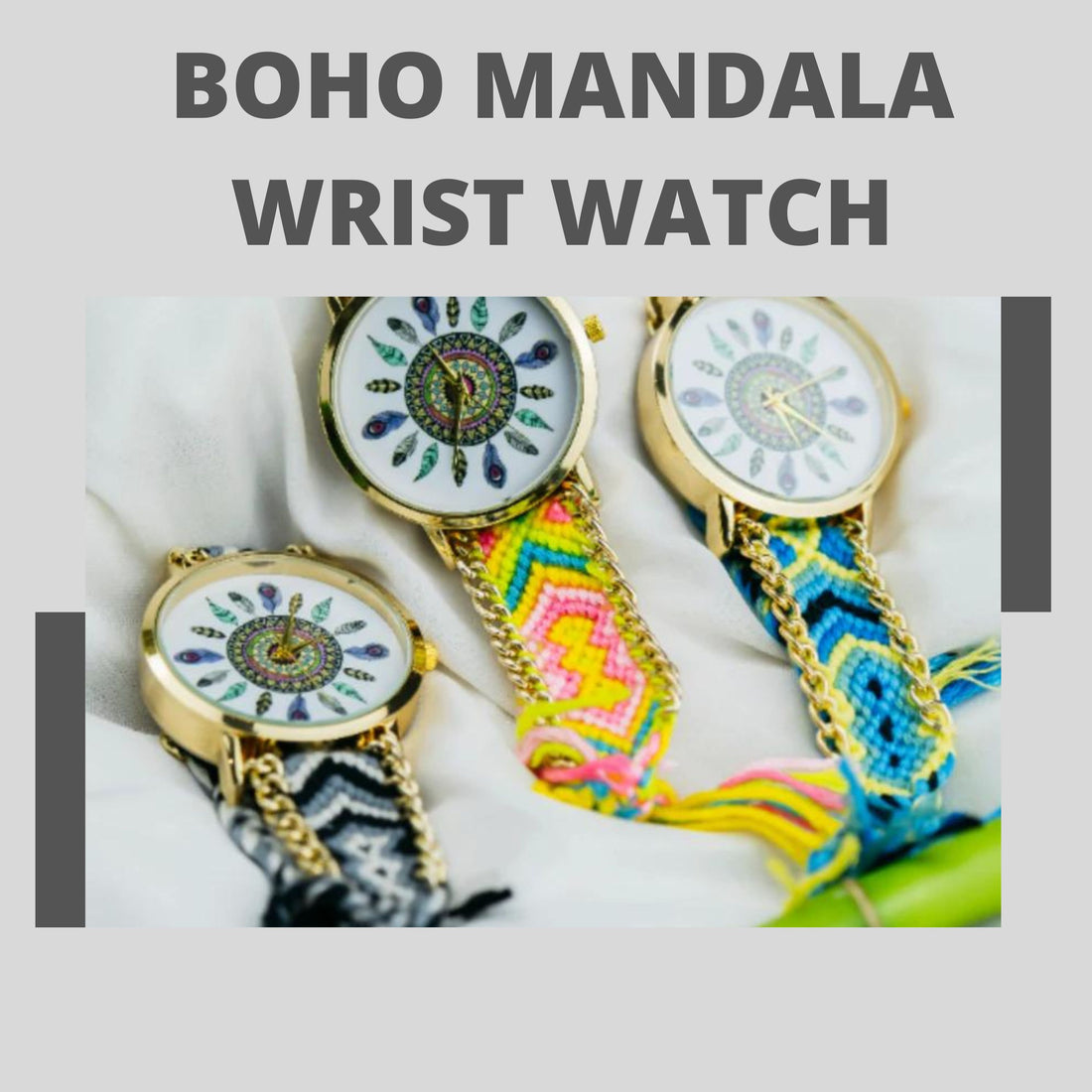 Boho Mandala Wrist Watch