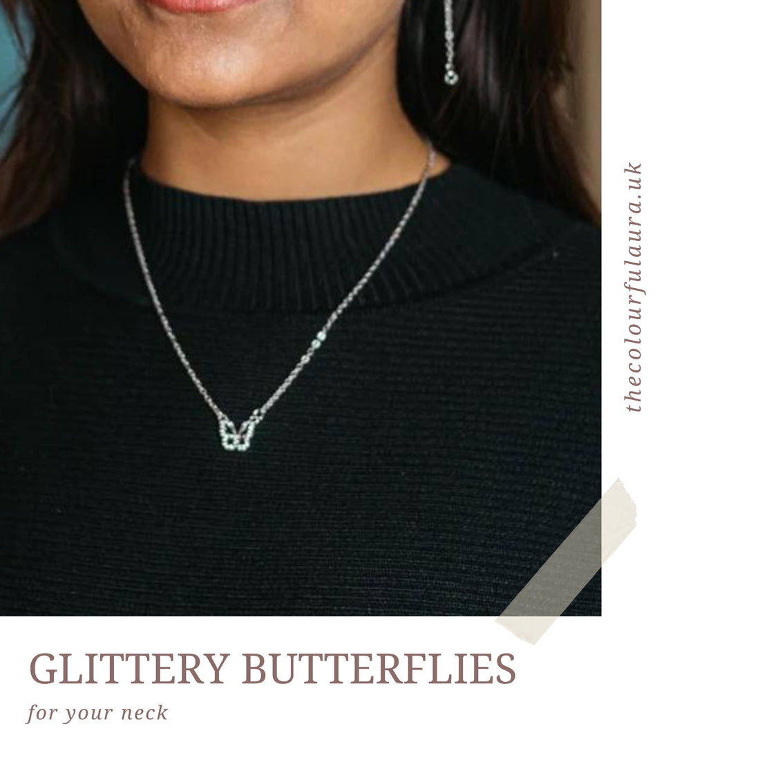 GOLD BUTTERFLY NECKLACE: a perfect combo of insects and necklace lover