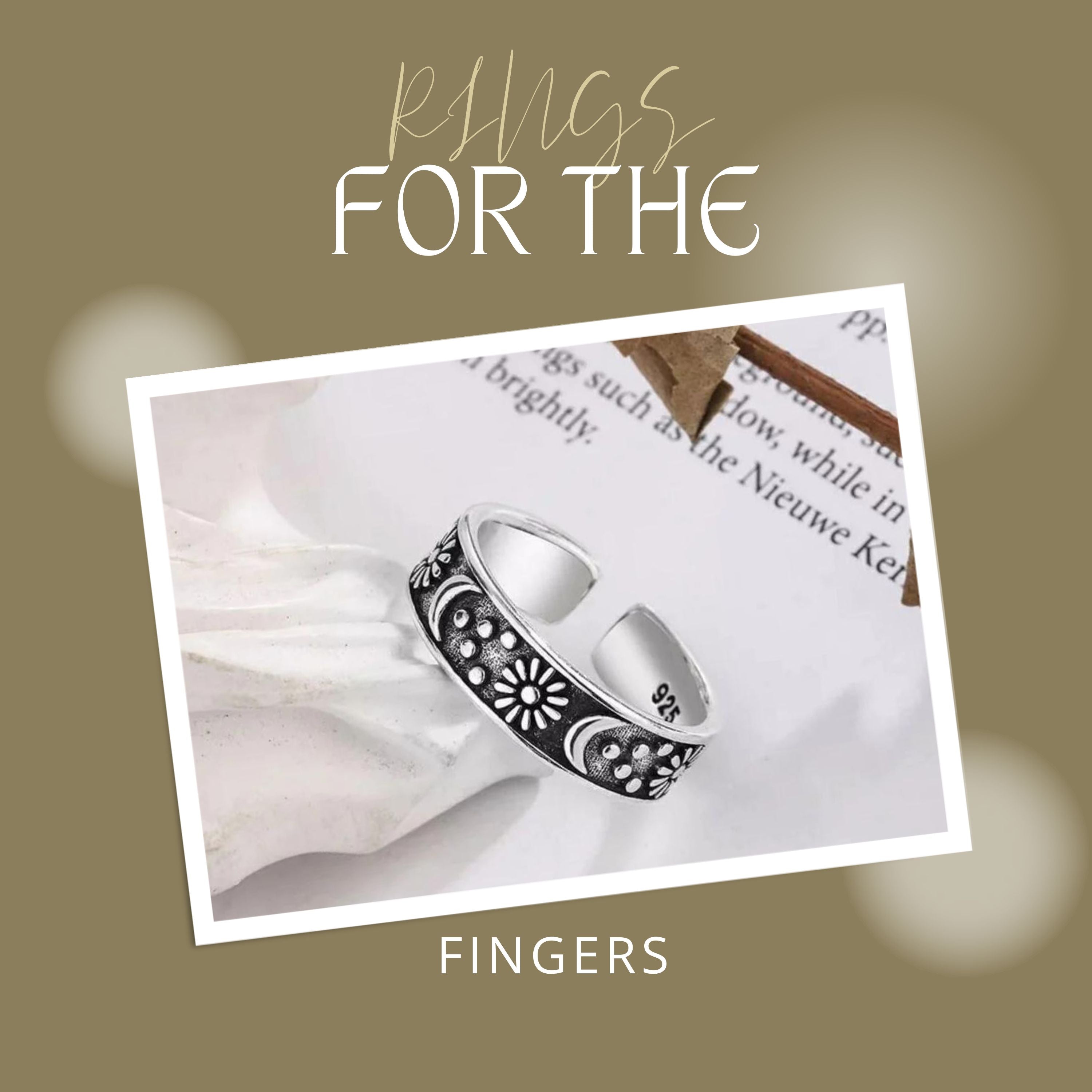 Moon and Sun Promise Ring