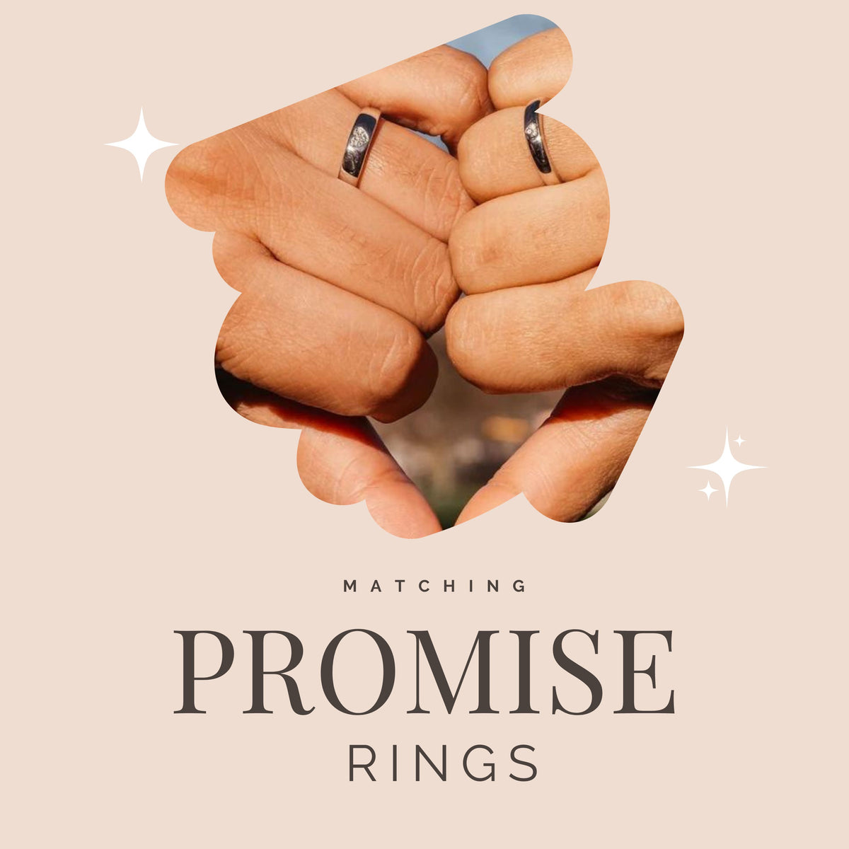 Matching promise rings for couple era 2023
