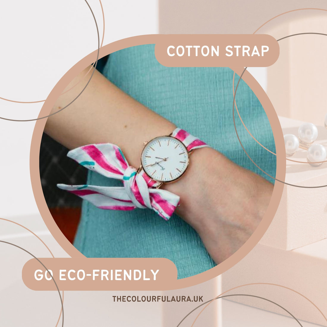Cotton Strap watch