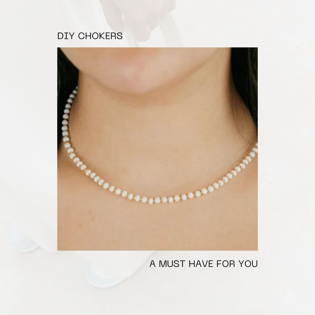 Chocker with tiny Pearls