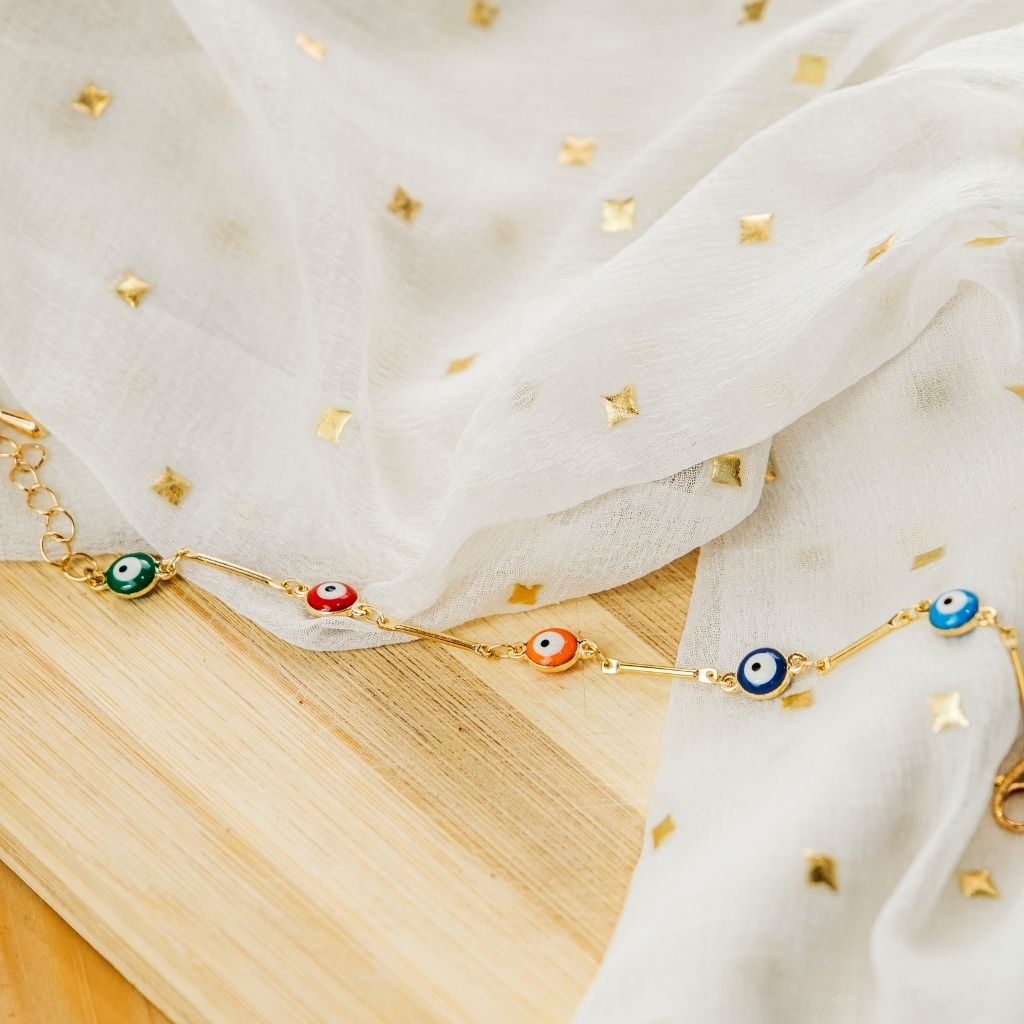 Evil Eye Bracelet for Women: Gold vs Silver, Which Should You Choose — Boho Jewellery UK | The Colourful Aura