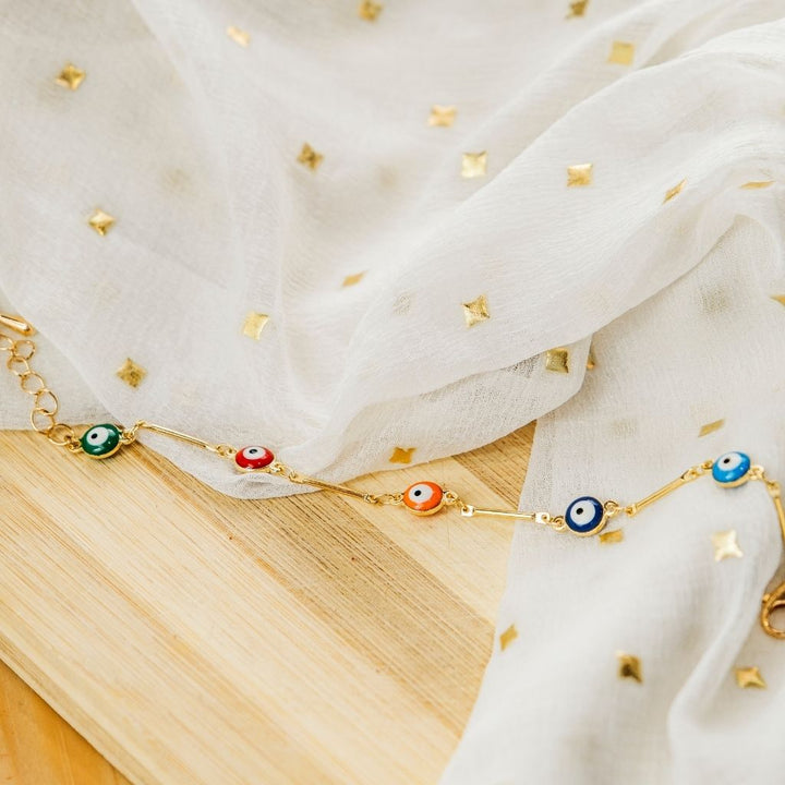 Evil Eye Bracelet for Women: Gold vs Silver, Which Should You Choose — Boho Jewellery UK | The Colourful Aura