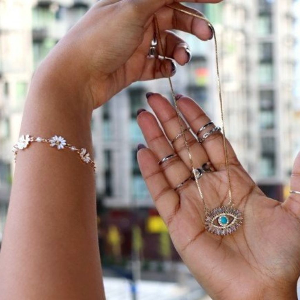 Turkish Evil Eye Crystal Zirconia Turquoise Pendant Necklace: Meaning, Style & Outfit Guide