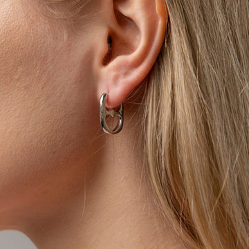 Embracing Elegance: A Spotlight on Large Oval Metal Earrings