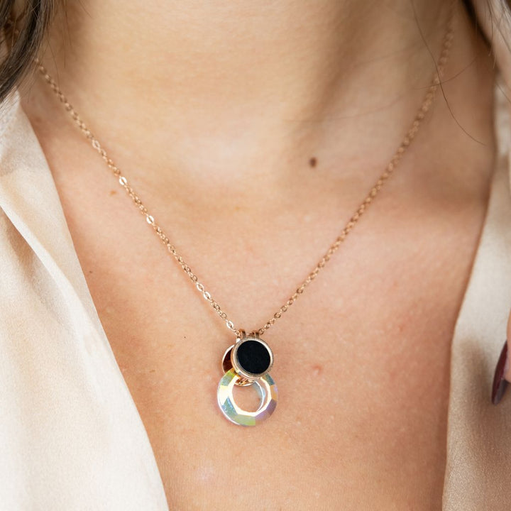 Round Disc Necklace - The Sleek Necklace That Goes with Everything (Seriously!)