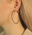 Boho Large Round Geometric Hoop Earrings — Boho Jewellery UK | The Colourful Aura