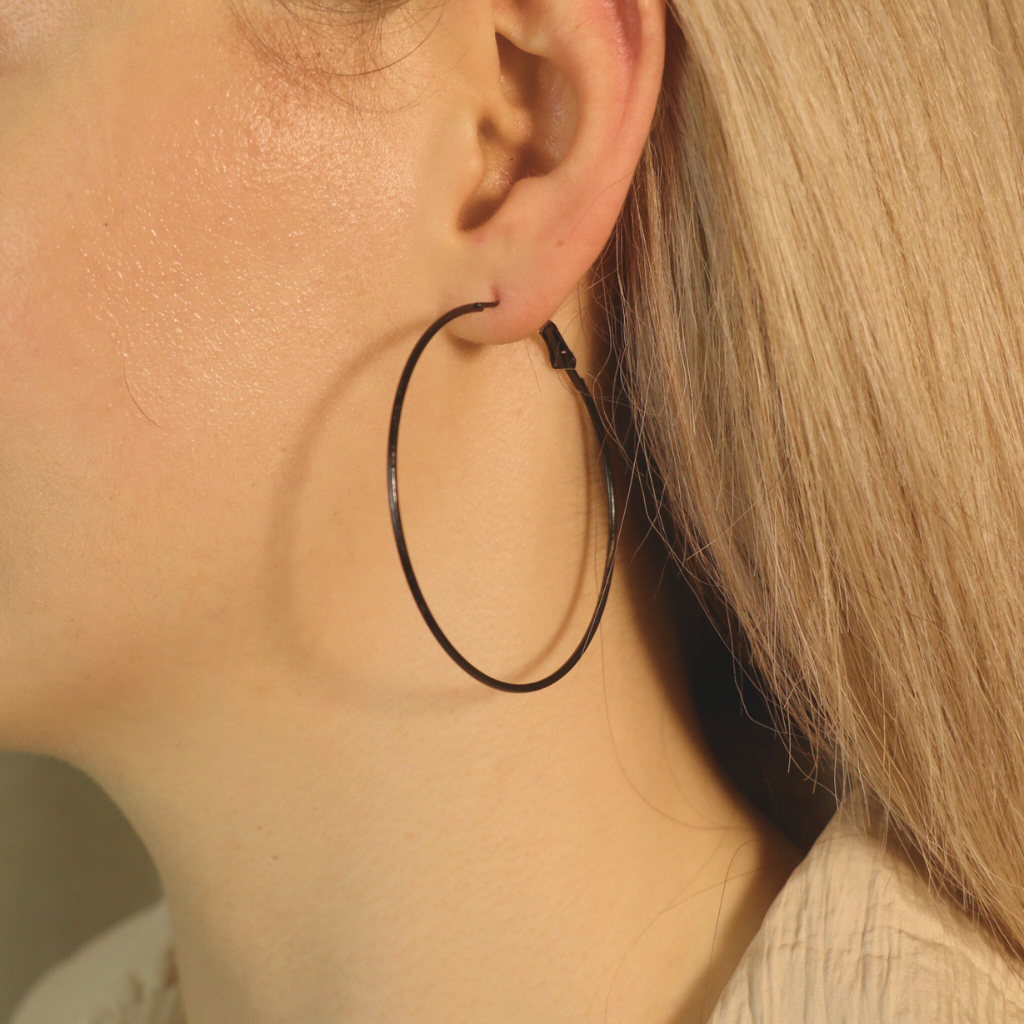 Boho Large Round Geometric Hoop Earrings — Boho Jewellery UK | The Colourful Aura