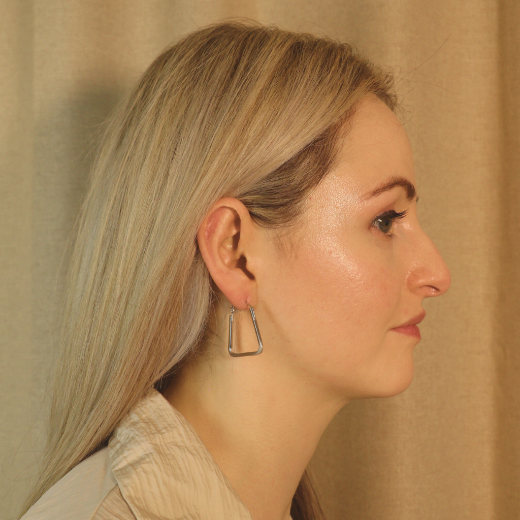 Small Triangle Summer Beach Dainty Hoop Earring