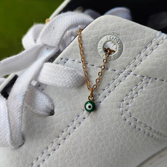 Tiny Evil Eye Dangle Shoe Lace Charm Sneaker Accessories Skate Charm