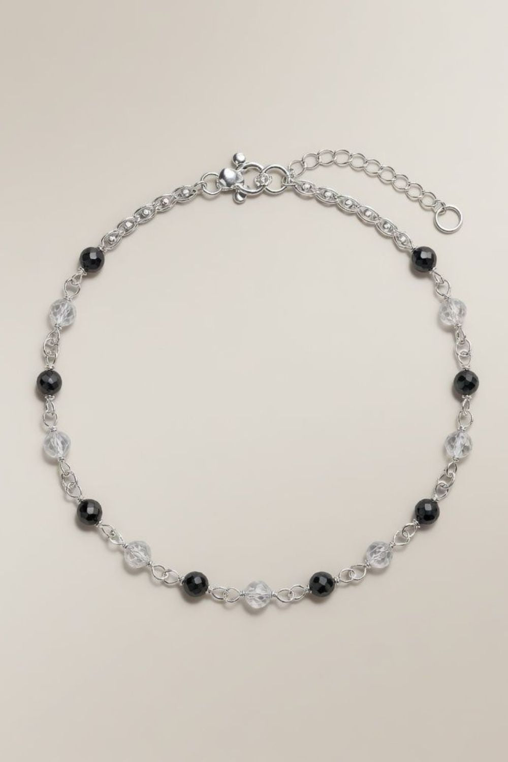 Sterling Silver black beaded Summer Indie Boho Indian Payal Anklet – The Colourful Aura