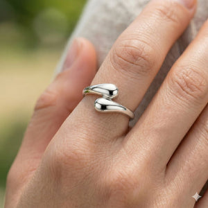 Minimal Open Curve Adjustable Gold/SIlver Ring – The Colourful Aura