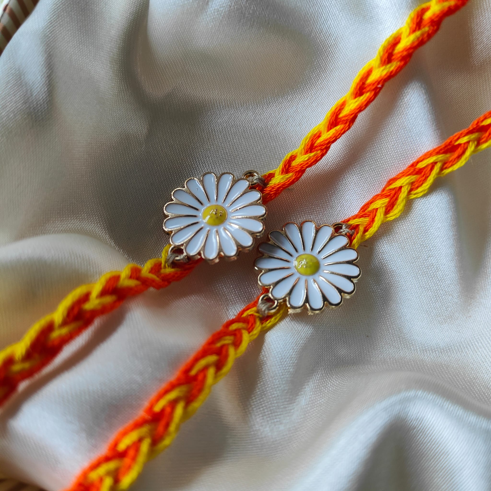Children Floral Charm Sunflower Rakhi for Raksha Bandhan
