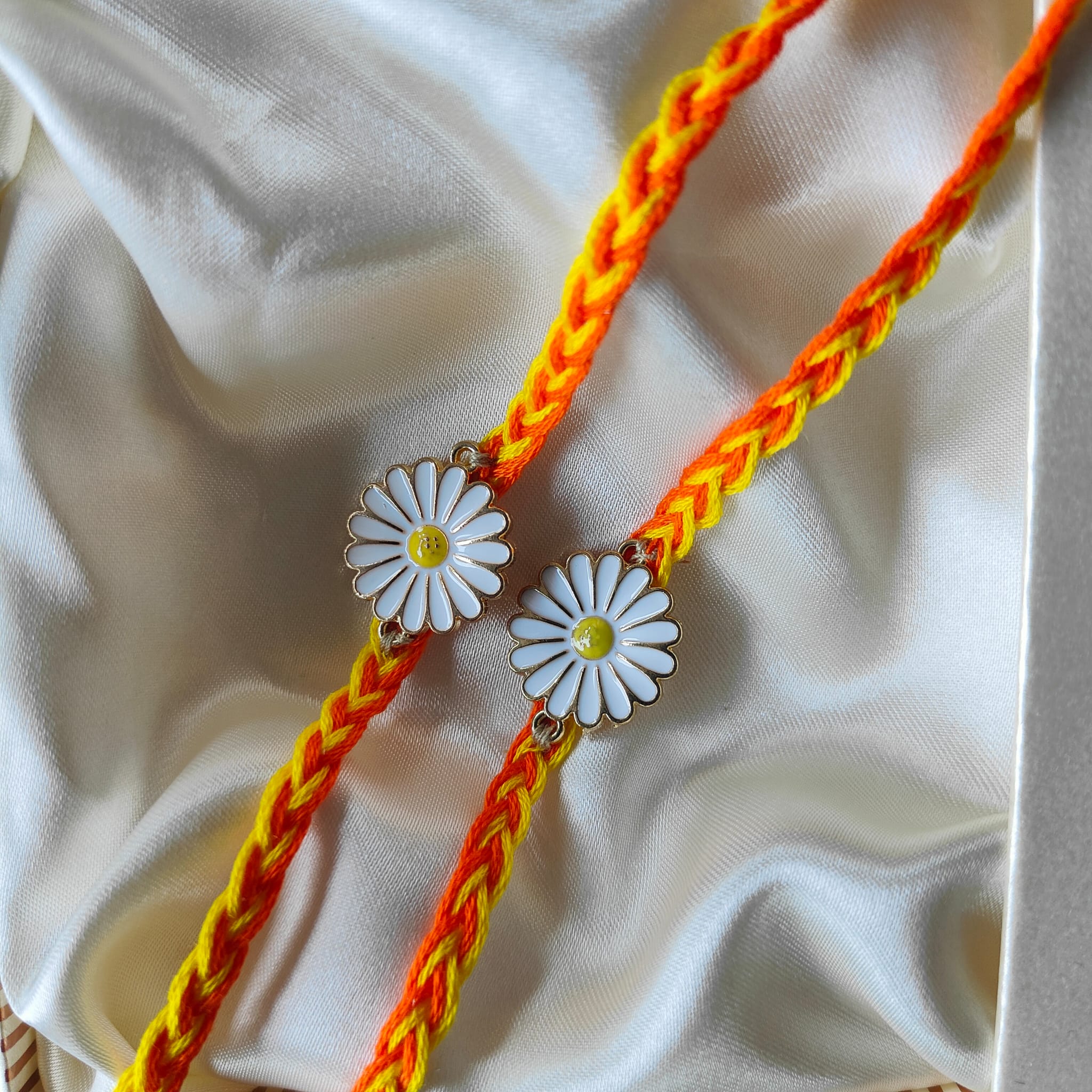 Children Floral Charm Sunflower Rakhi for Raksha Bandhan