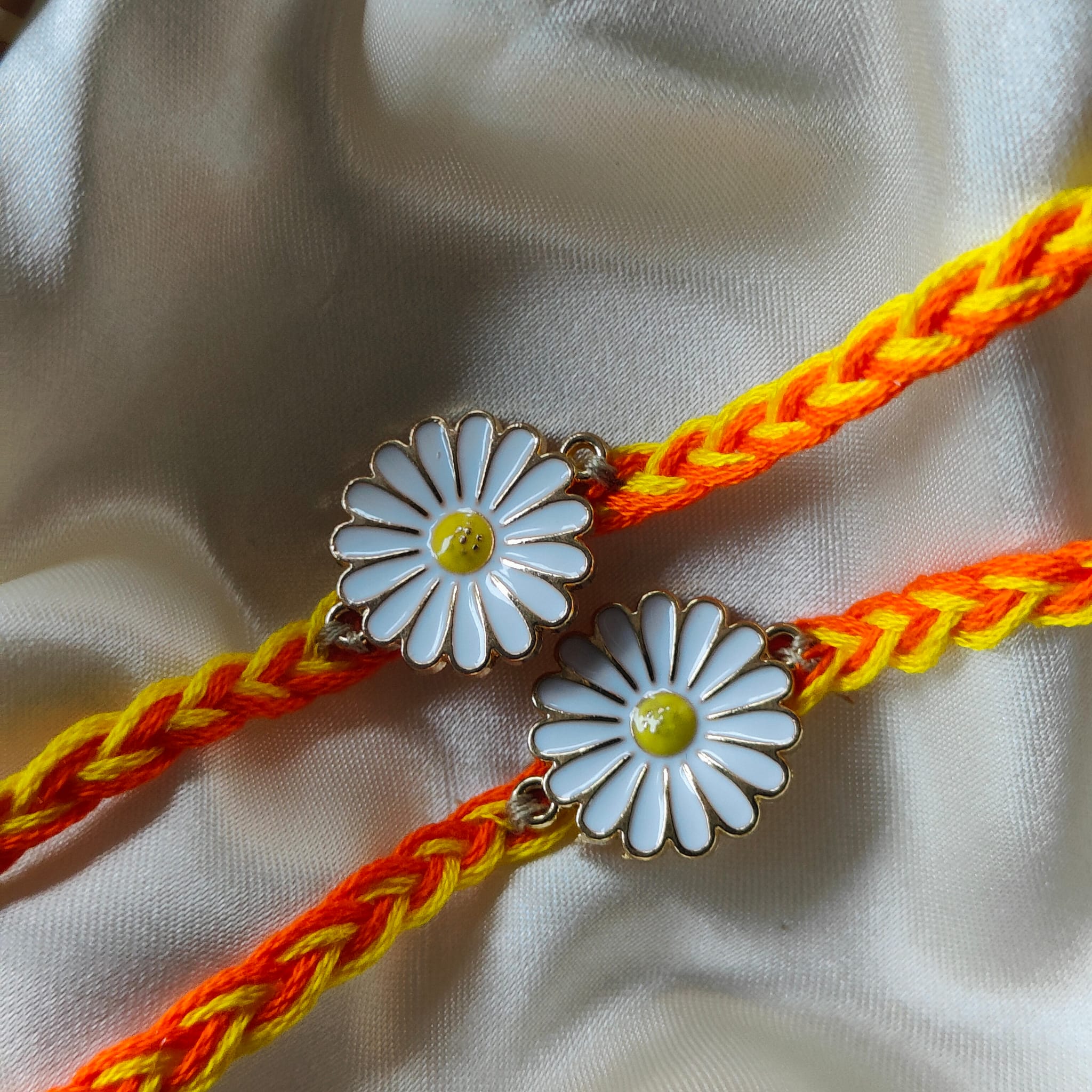 Children Floral Charm Sunflower Rakhi for Raksha Bandhan