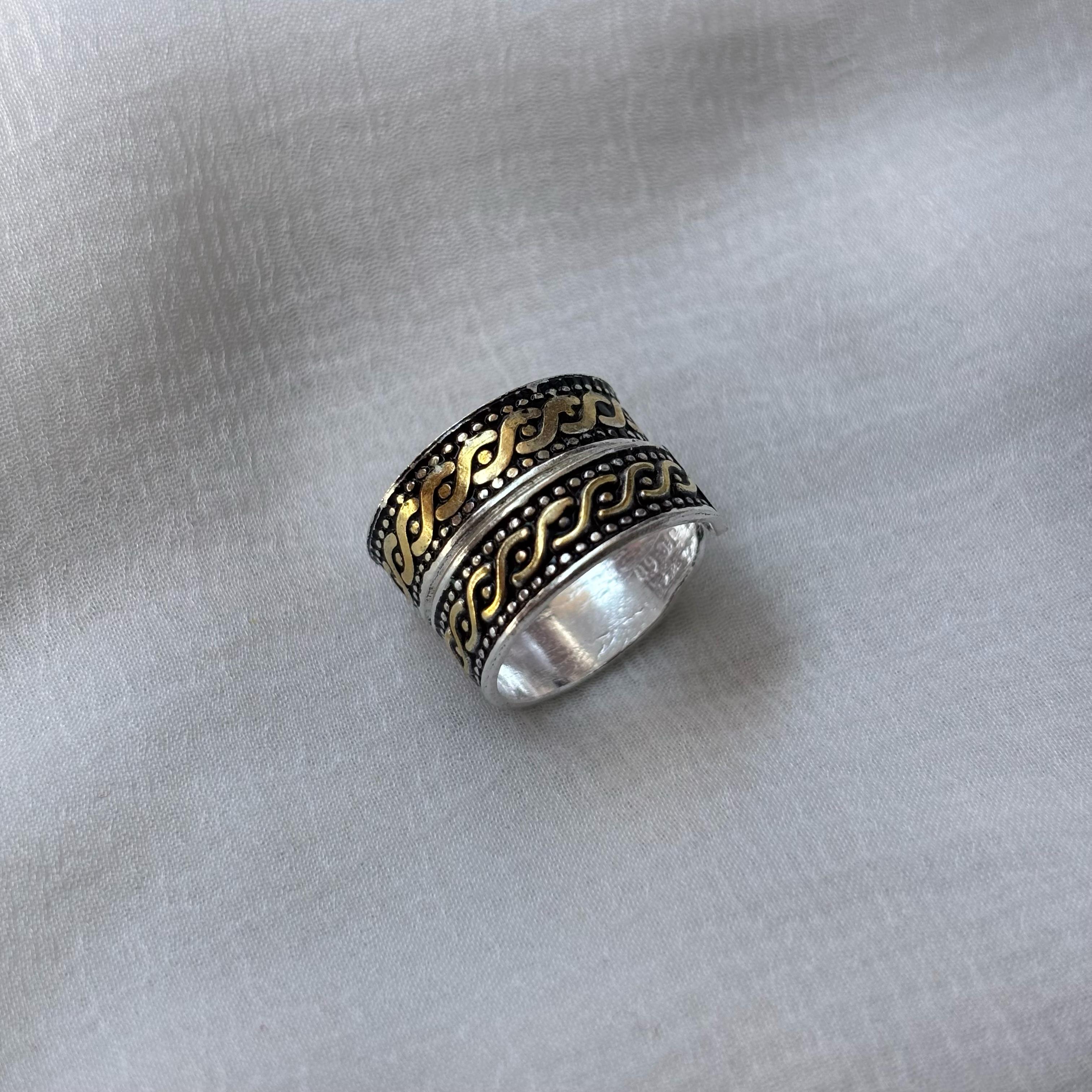 Black Bohemian Midi Beach Stacking Band Toe Ring