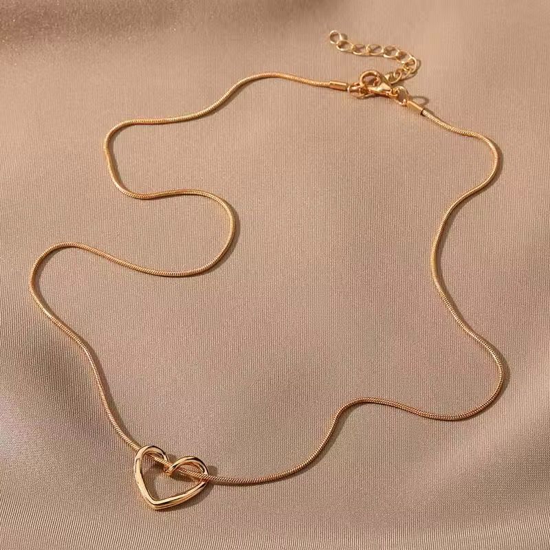 Timeless Love Gold Heart Necklace
