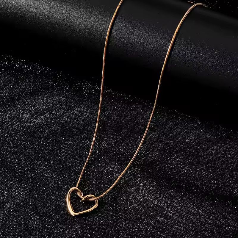 Timeless Love Gold Heart Necklace