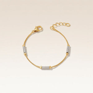 Gold plated Silver Thread Minimalistic Bracelet — Boho Jewellery UK | The Colourful Aura
