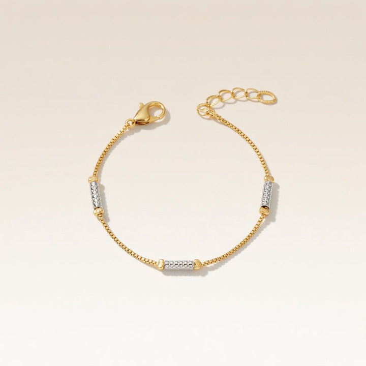 Gold plated Silver Thread Minimalistic Bracelet — Boho Jewellery UK | The Colourful Aura