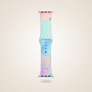Colourful Silicone IWatch Strap Band For Apple 38mm 40mm Watch Series | Boho Jewellery UK | The Colourful Aura