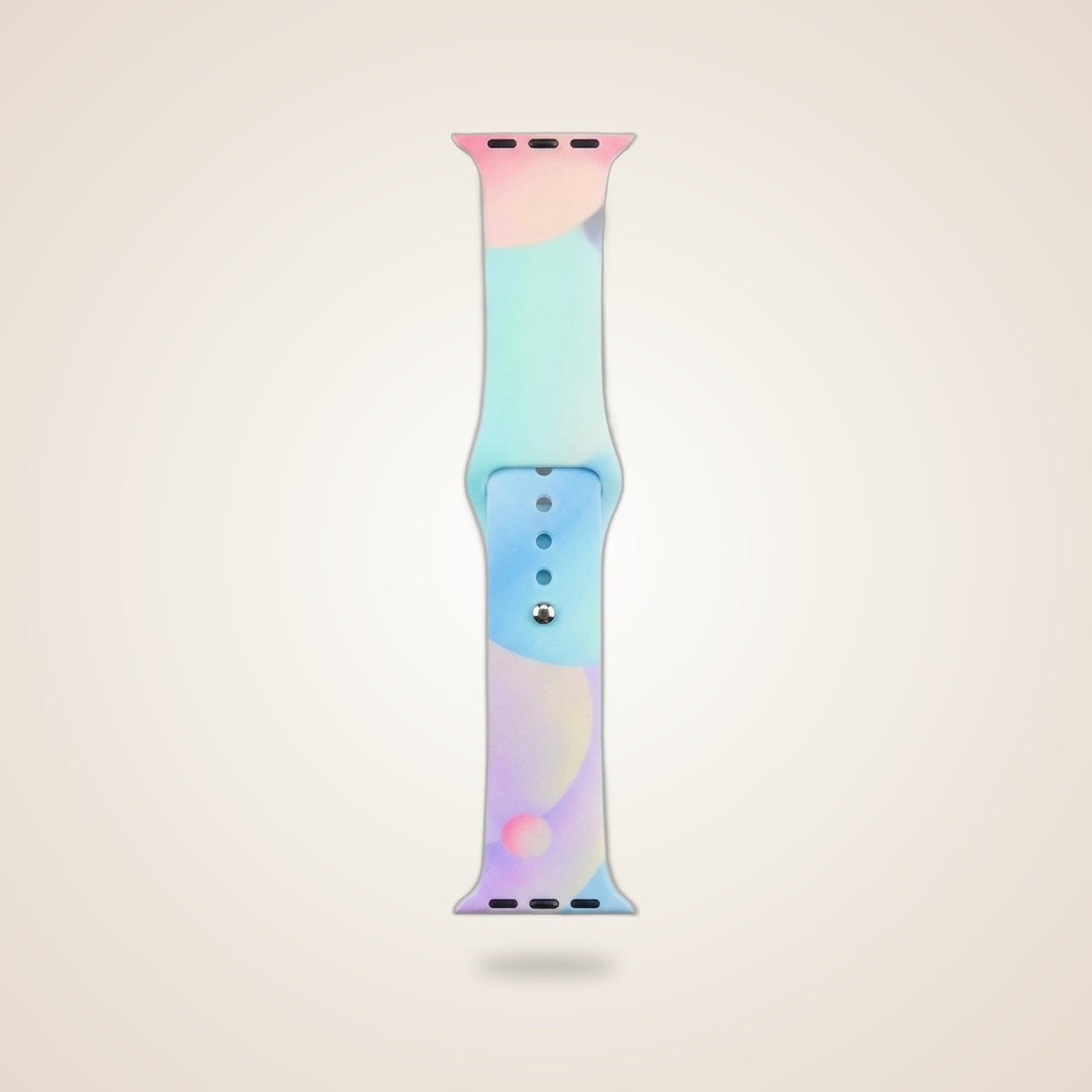 Colourful Silicone IWatch Strap Band For Apple 38mm 40mm Watch Series | Boho Jewellery UK | The Colourful Aura