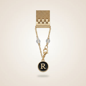 Dainty Personalised Initial IWatch Strap Hanging Charm Jewellery | Boho Jewellery UK | The Colourful Aura