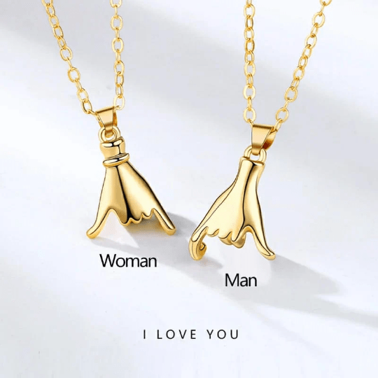 Pinky Promise Couple Necklace