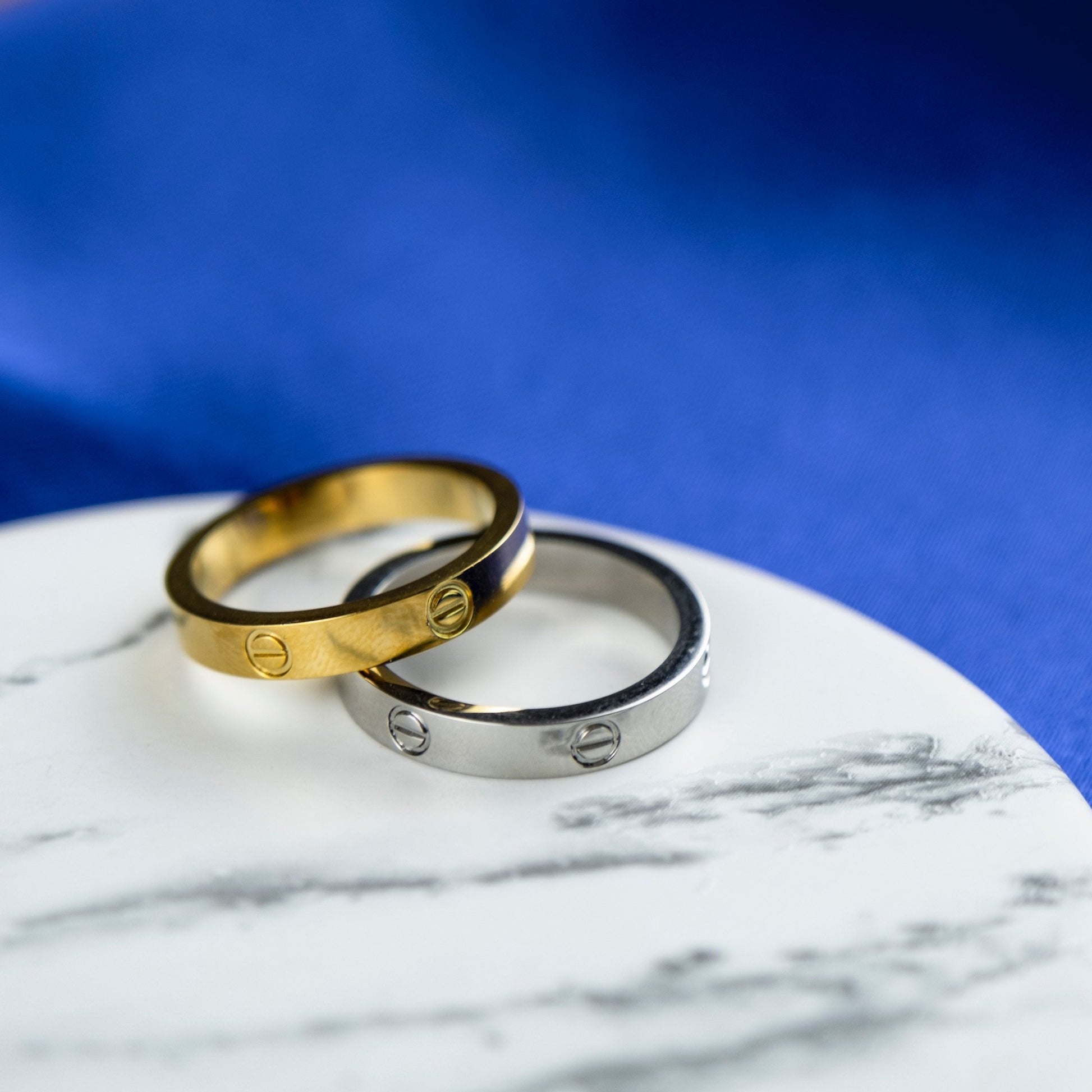 4mm Mens Slim Stainless Steel Fadeless Plain Engagement Couple Band Ring