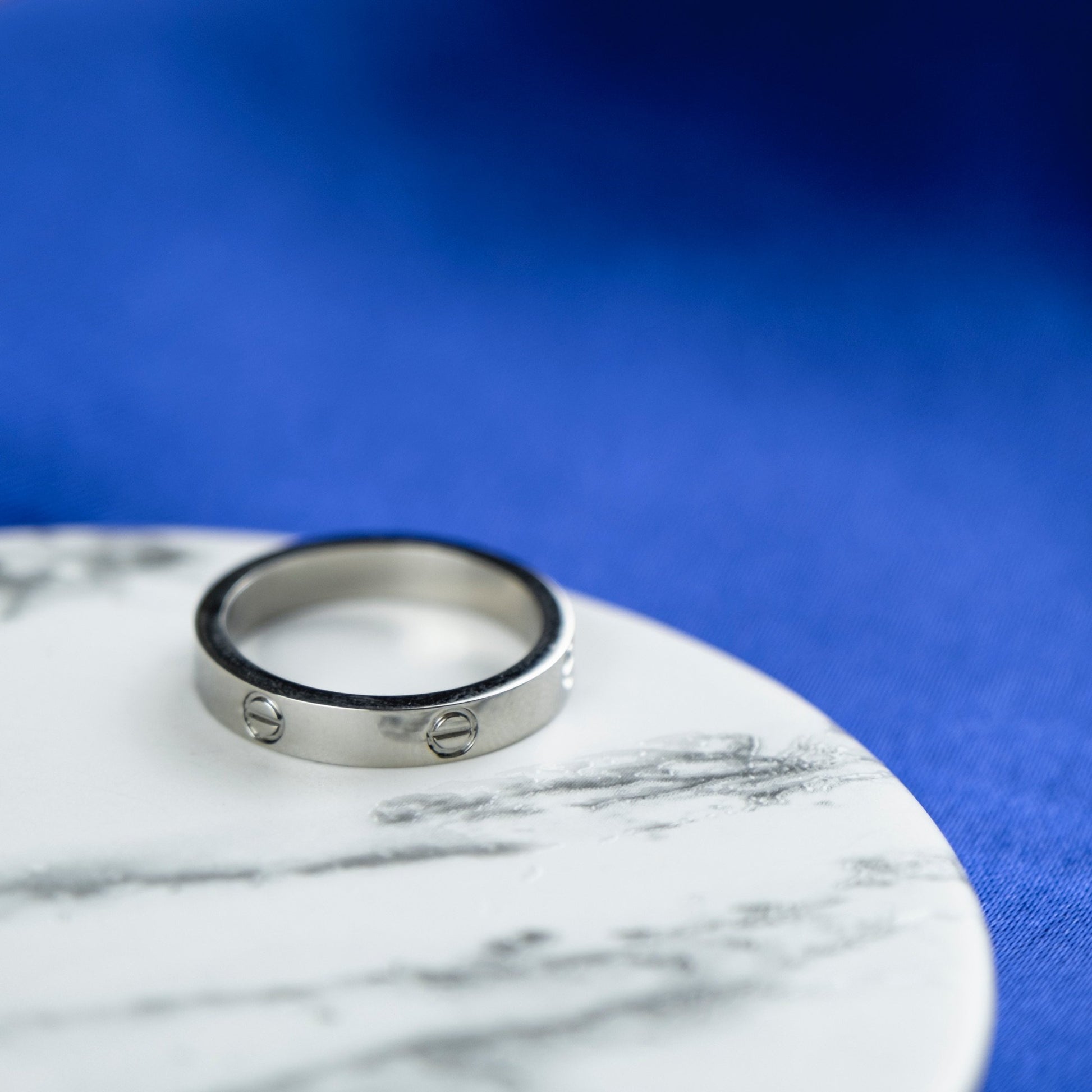 4mm Mens Slim Stainless Steel Fadeless Plain Engagement Couple Band Ring