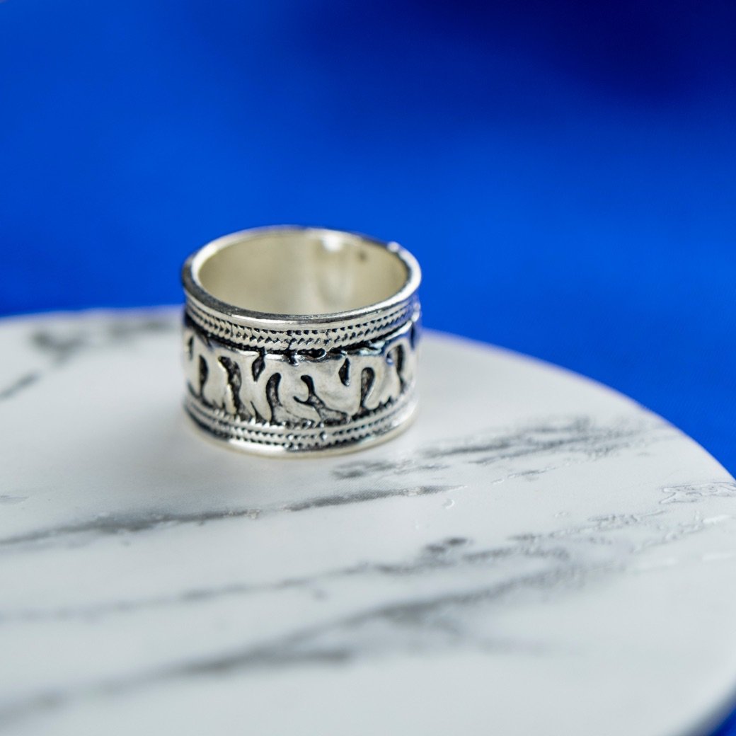 Mens vintage sale silver rings