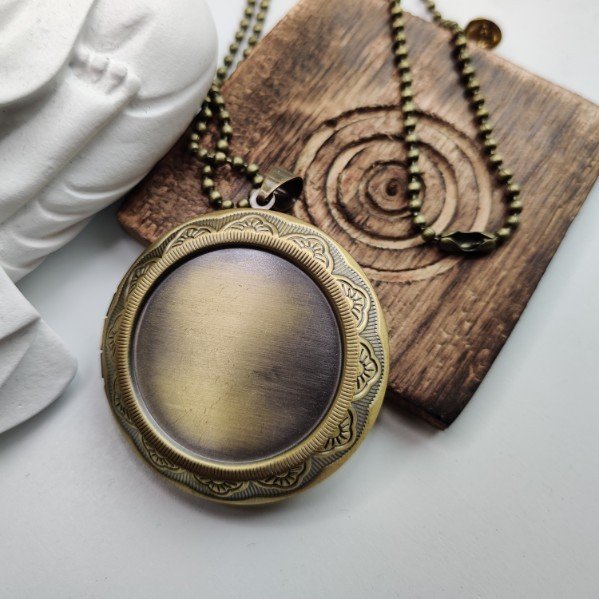 Personalized Photo Album Locket, Personalized Necklace Jewelry, Miss You gift, Vintage Personal Photo Pendant, Gifts for Mom, Picture Locket