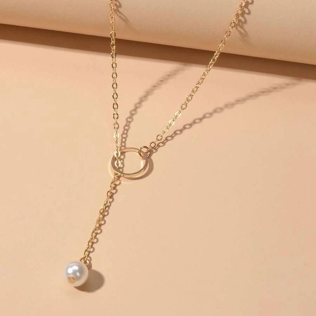 Elegant Y Shape Unique Drop Necklace