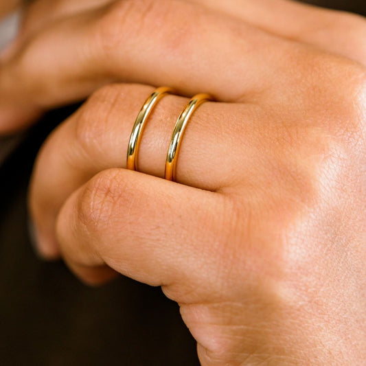 Two Layer Gold Ring