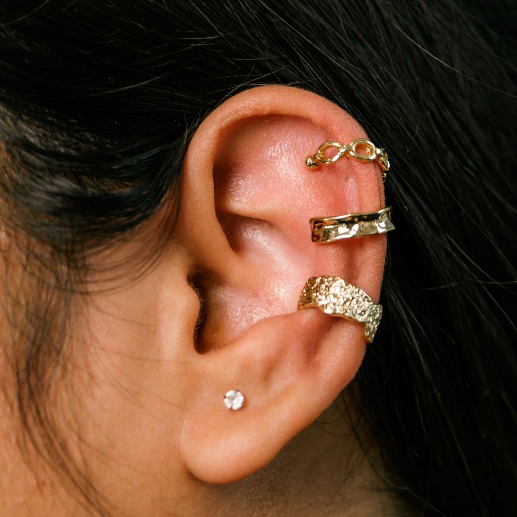 Hammered Ear Cuff