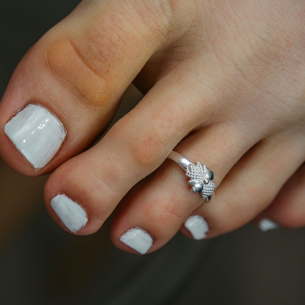 Bow Toe Ring Set