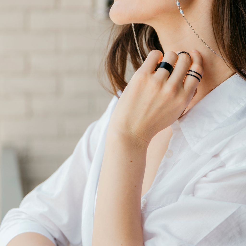 Adjustable clearance boho rings