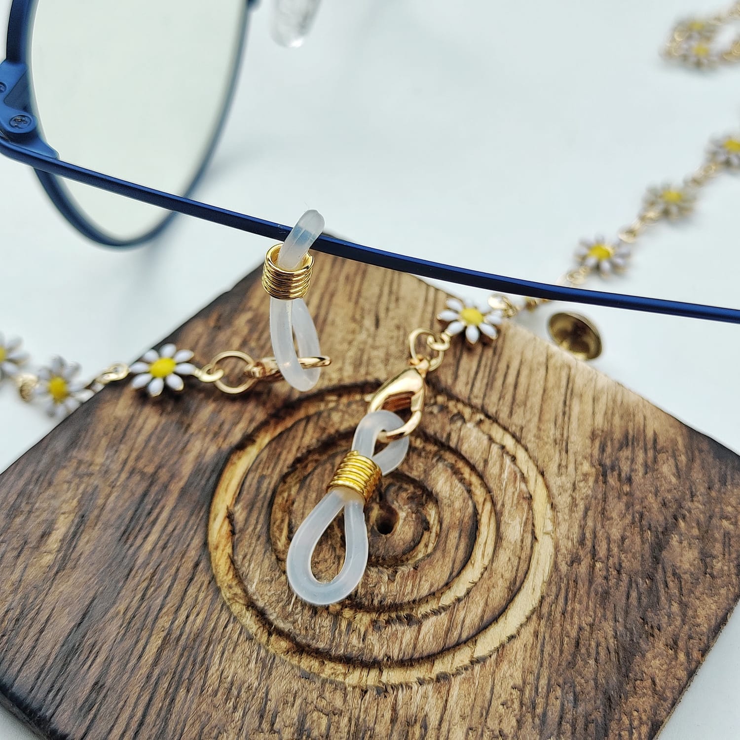 Floral Daisy Summer Sunglass Reading EyeGlass Chain Lanyard Detachable Chain