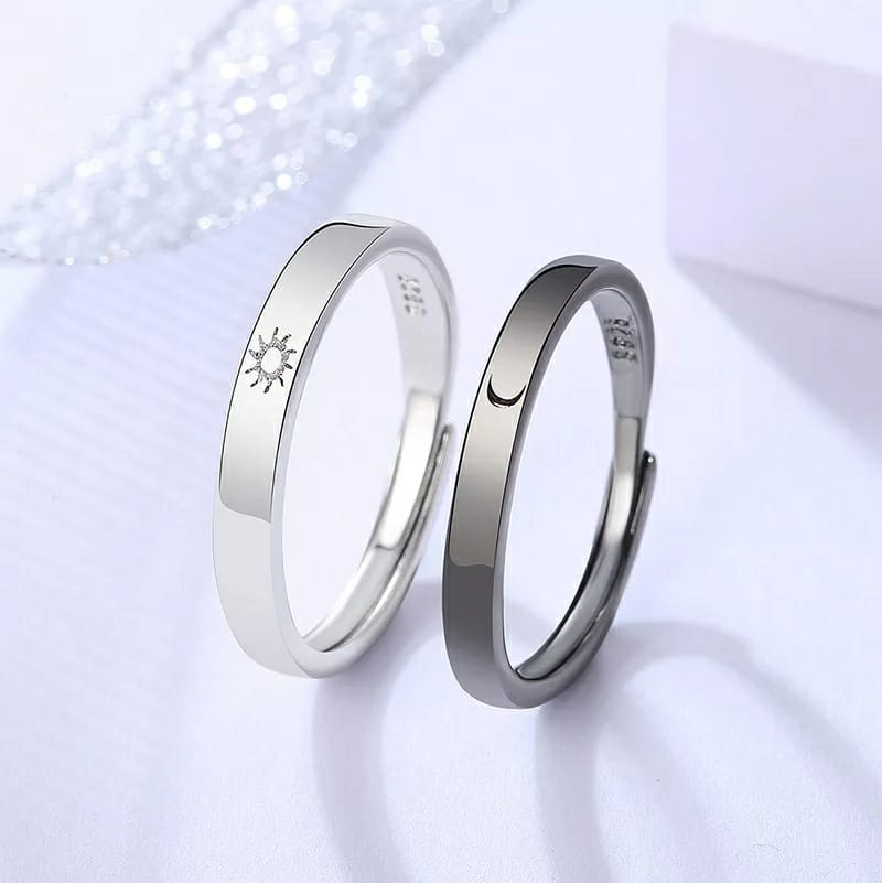 Amazon.com: Her Cowboy/His Angel Black Stainless Steel Matching Couple Rings  for Women Girls Men Boy Promise Wedding Thumb Middle Knuckle Finger Band  Fashion Jewelry Romantic Eternity Engagement Anniversary Valentine's Day  Gifts for