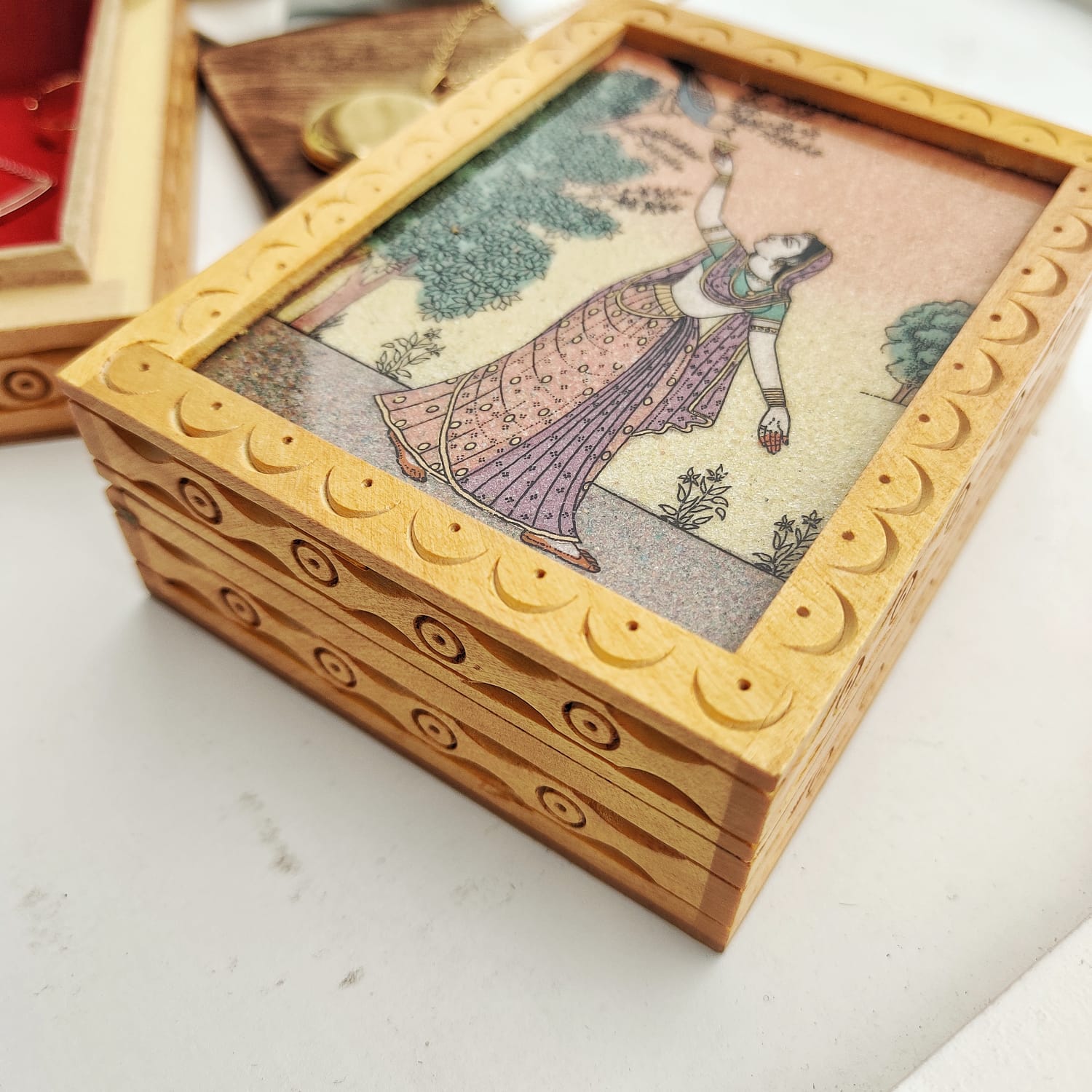 Hotsell Vintage Wooden Jewelry Box