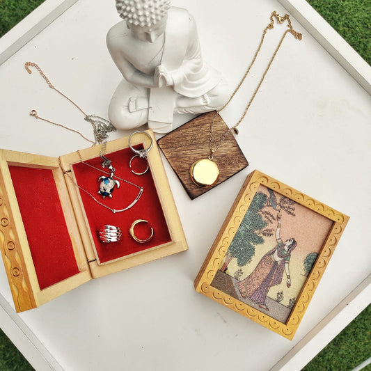 Wooden Makeup Jewellery Strorage Box